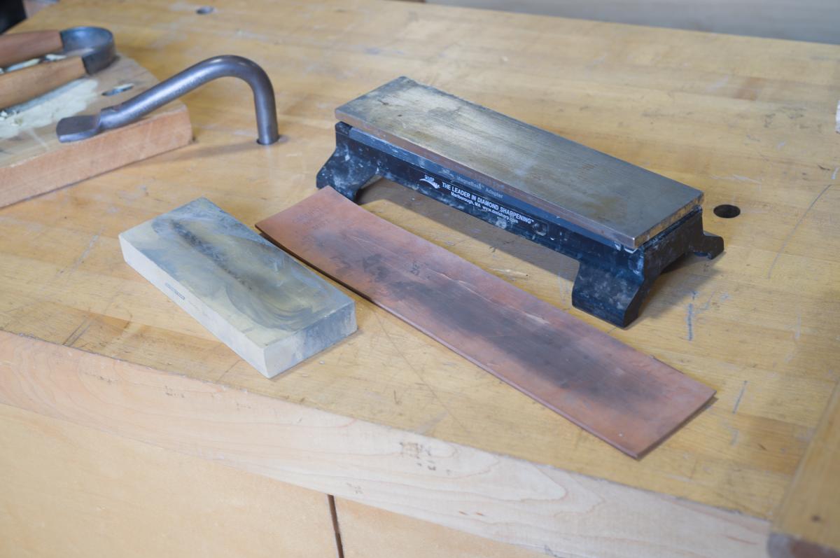 My basic sharpening setup