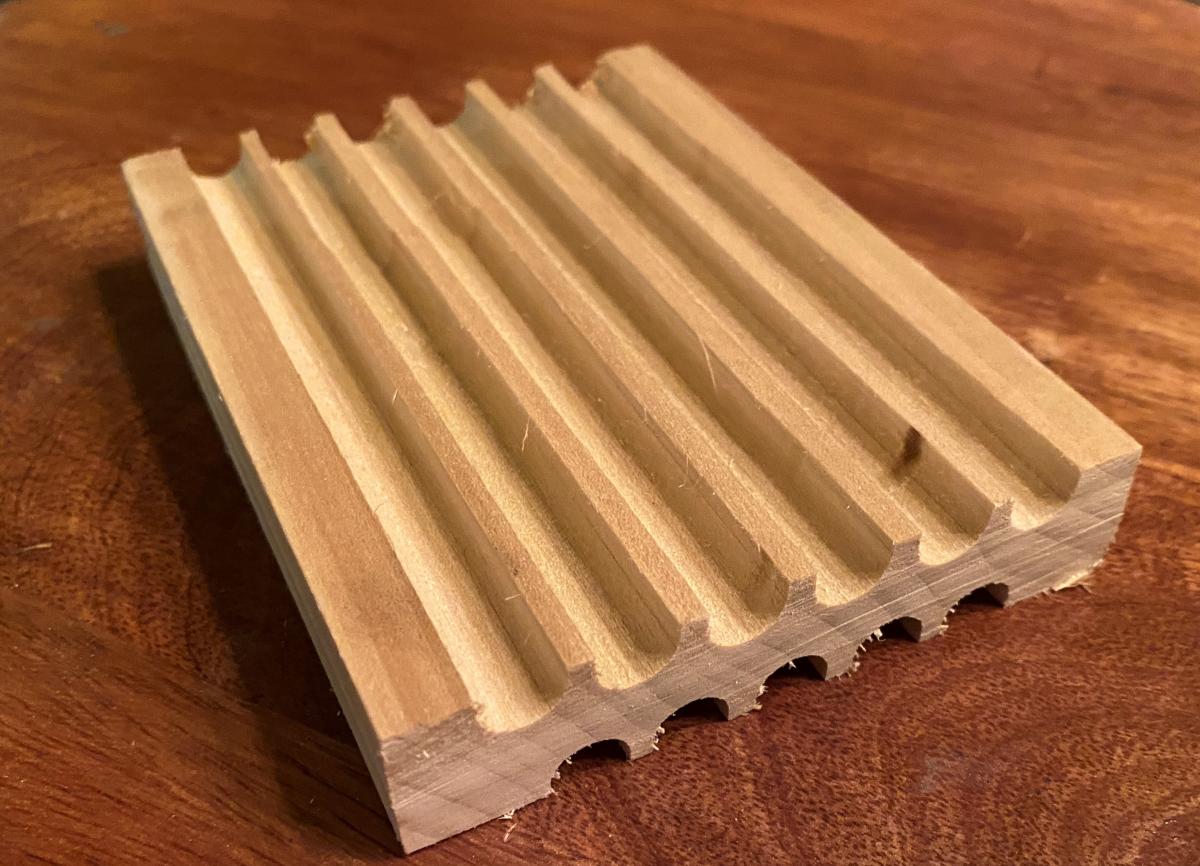 First try! Not pretty but does the job. I don’t like the boxy edges