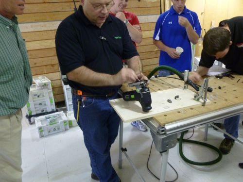 I Go To Festoool Training and Find Out About Splinter Guards on Jigsaws 4