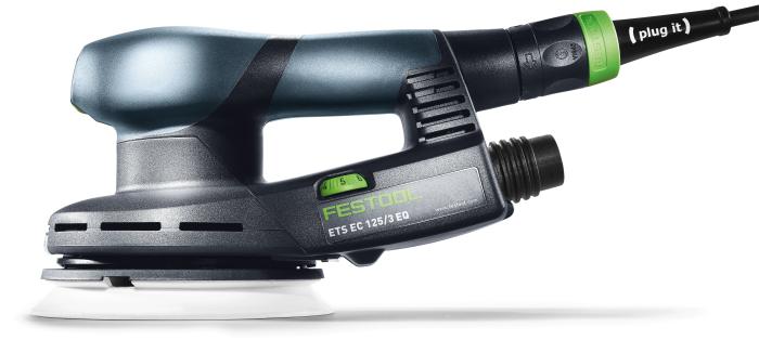 FESTOOL 5" Random Orbital Compact Brushless Sander ETS EC125 and Accessories