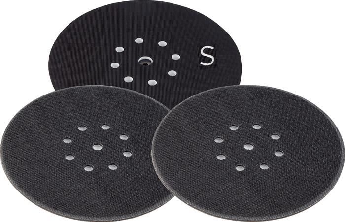  alt="Planex Sanding Pad Set - 1 Medium density backup pad, 1 Soft density backup pad &amp; 1 Soft interface pad (#496106)"