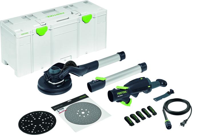  alt="Planex LHS 225 EQ-Plus Extendable Drywall Sander with LED Light Ring (#575994)"