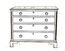 Chippendale Chest of Drawers