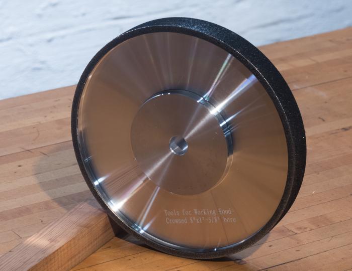  alt="8" diameter 80 Grit x 5/8" Bore x 1" Wide"