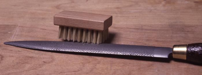 Brush for Cleaning Rasps and Files